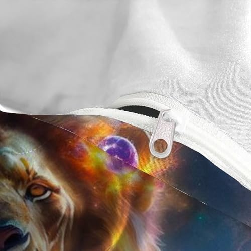 Couvre-lit lion 200x200 cm en microfibre premium de qualité supérieure - 5