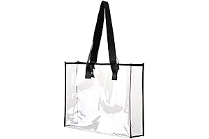 Clear Beach Tote Bag Large Size