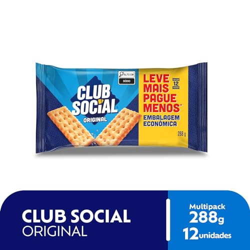 Club Social original - Biscoito regular, embalagem econômica, 288g
