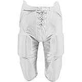 MARTIN SPORTS INTEGRATED DAZZLE FOOTBALL PANTS-YOUTH-WHITE-XL