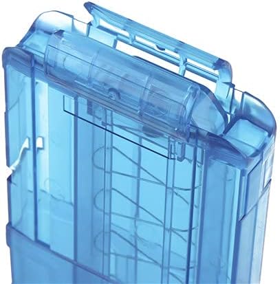 WORKER 12 Short Darts Magpul Style Stefan Magazine Quick Reload Clip for Nerf Modified Toy (Blue Transparent)