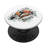 Pato Mandarín Pájaro Pato Mandarín Pájaro de Jardín Observador de Aves Biólogo PopSockets PopGrip Intercambiable