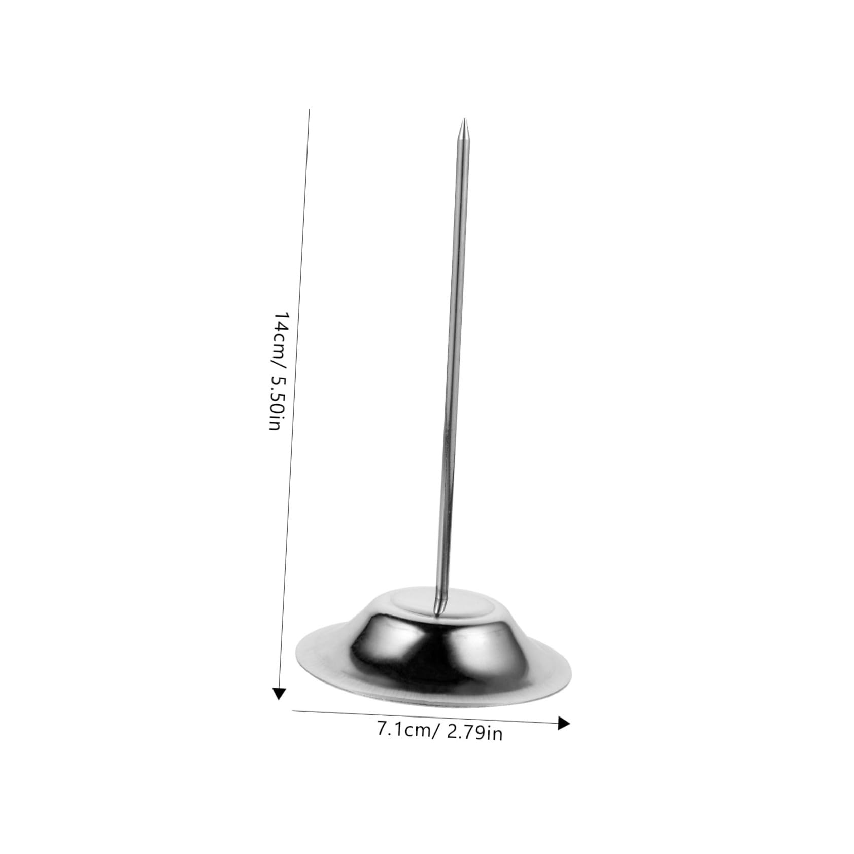 SHOWERORO Receipt Spike Holder for Restaurant and Office Straight Rod Ticket Organizer for Bills Invoices Memos and Notes Sleek Design for Tidy Desktop Use