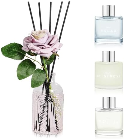 Amazon.com: 3 Pack Reed Diffusers and 6.7 Rose Diffuser : Home & Kitchen