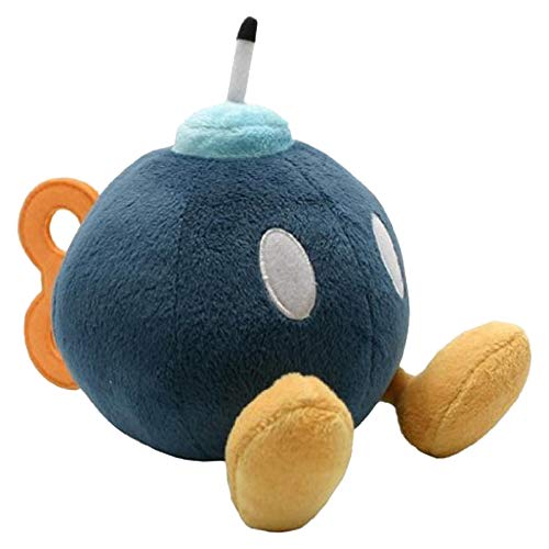 Super Mario-Bob-Omb Mario Sanei-Peluche con Licencia Oficial,