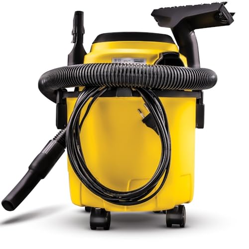 Aspirador WDL 1 Karcher 3 em 1 - Aspira Pó e Água + Função Soprador. Compacto e Portátil - Com alcan