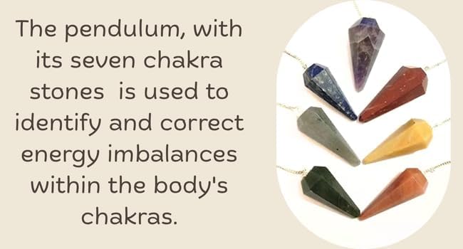 Miniatura 5 de Jet - Juego de péndulo de 7 chakras, curativo, metafísico, reiki, radiestesia, energizado, cargado, limpiado, piedras preciosas limpias, regalo de