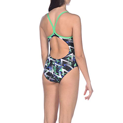 Image of Arena Women's Standard Country Flags Light Drop Back MaxLife One Piece Swimsuit