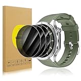 Lokyoo 3 Pack Privacy Screen Protector for Oneplus Watch 3[Anti-Spy Tempered Glass] Easy Install, Tempered Glass Protector for Oneplus Watch 3