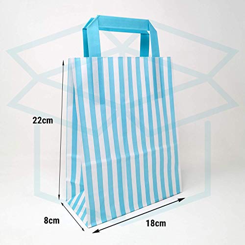 We Can Source It Ltd 30 x Blu Candy Righe Carta