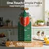 Slushie Machine for Home, Slushy Maker with No Ice Needed, Self-Cleaning, 5 Preset Functions for Soft Serve Ice Cream, Frozen Drink, Milk Shake, Margaritas, Frappe, Green