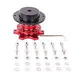HiwowSport Universal Car Steering Wheel Quick Release HUB Racing Adapter Snap Off Boss Kit
