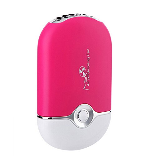 Alextry Extensión de pestañas Mini secador soplador con cordón USB recargable portátil ventilador eléctrico de mano