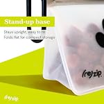 (re) zip Reusable Pet Treat & Poop Bag Carrier with Carabiner Clip, 2-Pack - Image 5