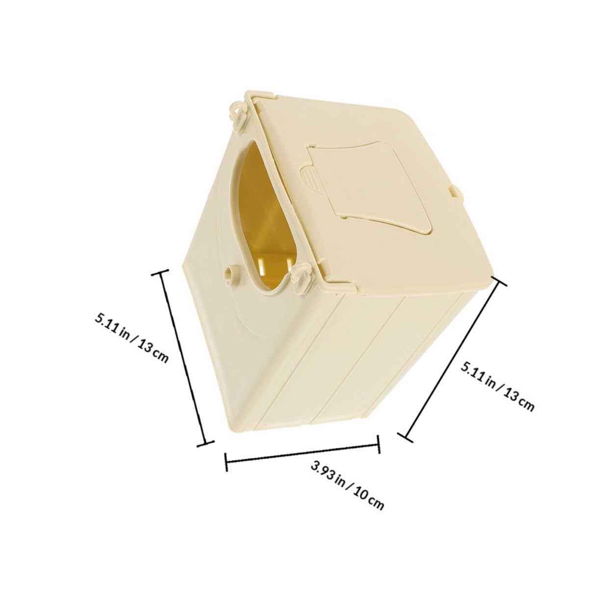 5 Cajas Nidos de Cría para Pájaros Pequeños de Plástico, Resistentes al Exterior, Caja Nido para Pájaros Decorativa y Segura, Suministros para Mascotas en Jaulas, Adecuado