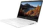 HP Ordinateur portable portable, étudiant et affaires, 14" HD Affichage, Intel Quad-Core N4120, 8GB DDR4 RAM, 64GB eMMC, 1 Année Bureau 365, Webcam, SD Lecteur de cartes, HDMI, Wi-Fi, Windows 11 Chez moi, White, KKE Mousepad