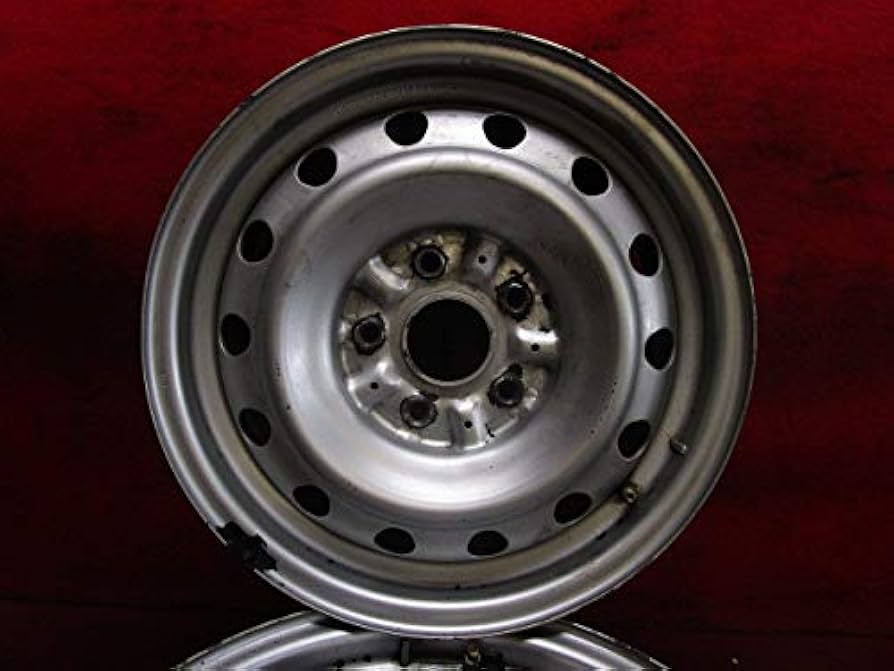 Amazon.co.jp: スチール ホイール 2本 トヨタ 15×6J 5穴 114.3 +45