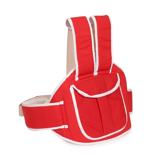 Image of MELVIS Kids Safety Belt for Two Wheeler with Reflective Strips, Portable Seat Belt Children Motorcycle Harness for Motorcycle Bike, Adjustable Safety Harness for Boys Girls (2-12years) (Red)