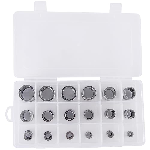 Image of 270pc Oil Drain Plug Crush Washer Assortment Kit 6-24mm Aluminum Universal | Gasket seal set 8mm 10mm 12mm 14mm 16mm 18mm 20mm 22mm sizes car truck motorcycle shop service box by AUTOMAJOR