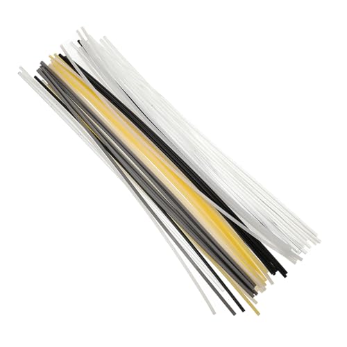 Cabilock Diy Automotive Kit 56pcs Plastic Welding Set Rods and Stapler for Bumper Repair