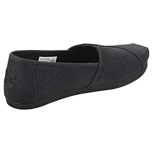 Image of TOMS Womens Alpargata 3.0 Glitter Slip On Flats Casual - Blue - Size 7 B