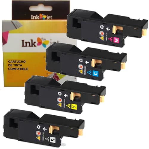 Phaser 6000, Phaser 6010, WorkCentre 6015 pack 4 cartucce toner compatibili con Xerox Phaser 6000/6010 (106R01630, 106R01627, 106R01628, 106R01629) di alta qualità