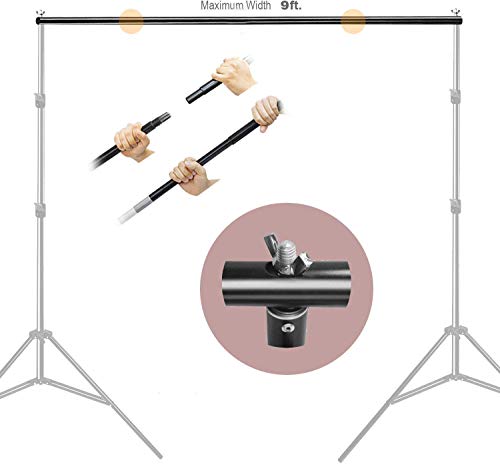 Image of GiftMax Photography Stand Kit Background Support System Kit Portable Foldable with Bag