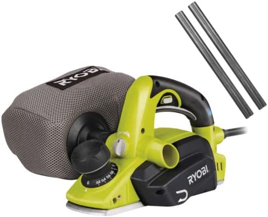 Pack RYOBI Rabot électrique EPN6082CHG - 600W - 82mm - Jeu de 2 f...