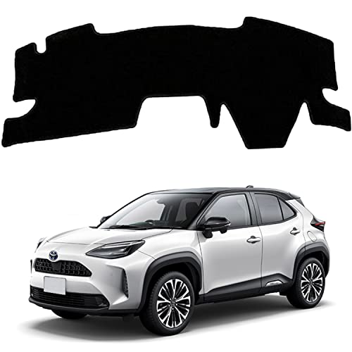 WeCar ダッシュボードマット トヨタ ヤリスクロス(Yaris cross) 10系/15系(2020年8月~現行) HUDなし 専用 ダッシュマット ダッシュボードカバー 紫外線パッド ズレ防止 滑り止め付き 日焼け対策 車種専用設計 カー用品 簡単