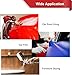 WENBINGSHOP Infrared Curing Lamp, 3900W 1-60 min Timing, Auto Heating Car Curing Light with Bracket, 21 sq.ft Baking Area Spray Baking Booth Heaters, Paint Dryer for On-Site Repair