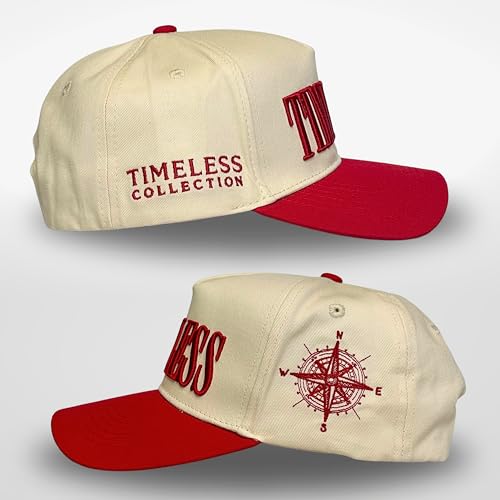 Image of Vintage Fashion Trucker Hat | Men & Women | Trendy Cute Retro Red Caps for Country & Western | Camo Fur Cotton | Snapback