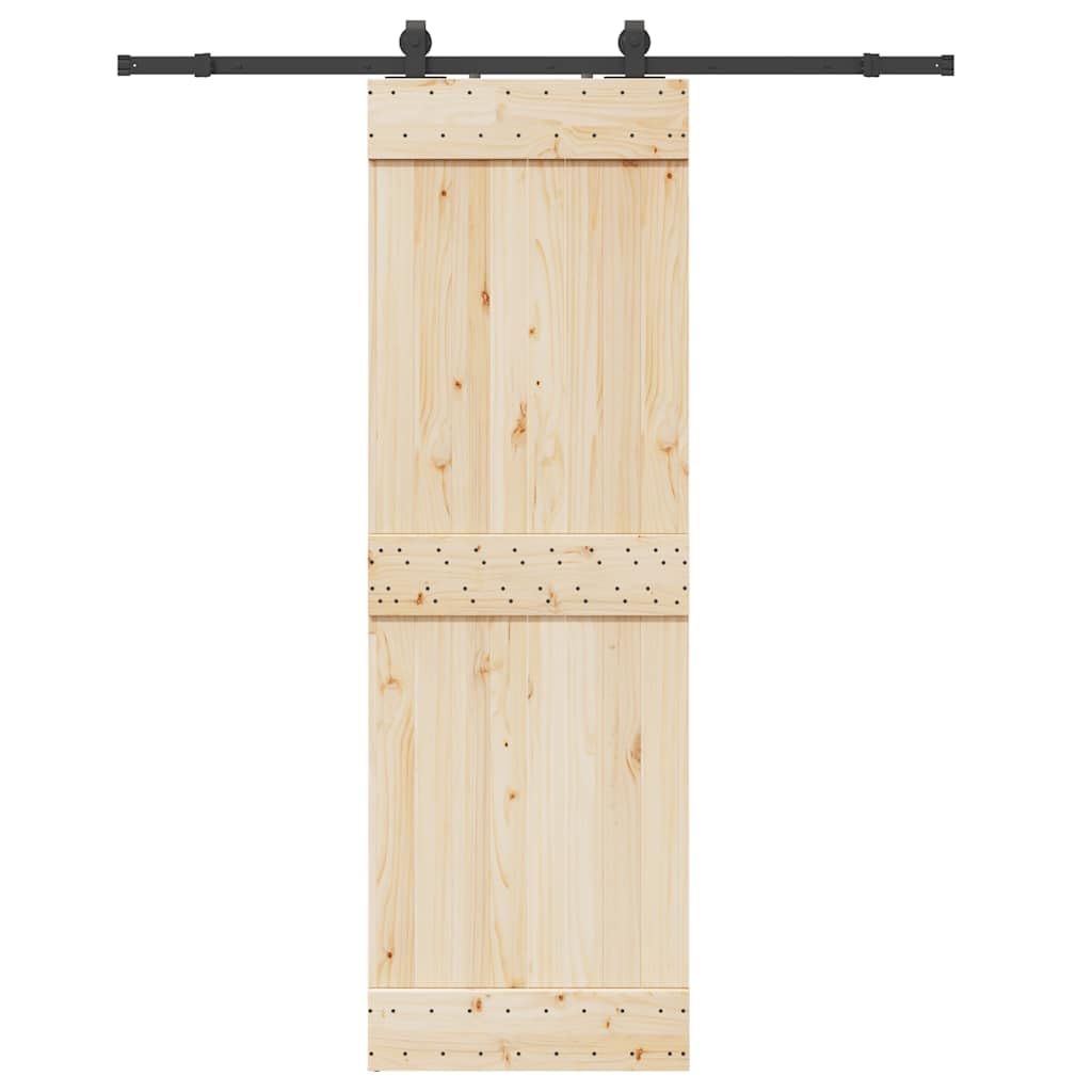 Kit de ferrures de porte coulissante 183 cm rail anti-bruit robuste charge 100 kg