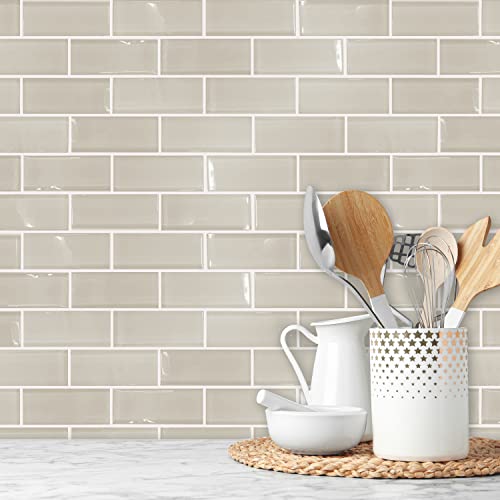 RoomMates TIL4982FLT Taupe Seaglass Sticktile
