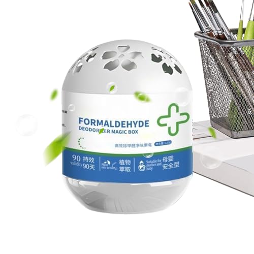Caja de eliminación de polvo de aire | Filtración portátil y duradera con 120 gramos | Caja de recogida de eliminación de polvo - para dormitorios Oficinas Motores de mascotas Coche Nuevo Armario