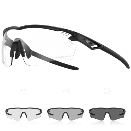 X-TIGER Photochrome Fahrradbrille Herren Damen UV400 Ideale Auto...