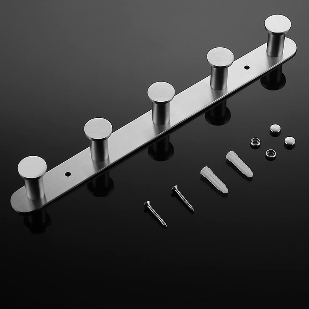 Percheros Para Colgar Abrigos Gancio in acciaio inossidabile Gancio da bagno for bagno rastrellone for bagno for il gancio da letto for il soggiorno gancio for cappotto montato a parete Perchero Para