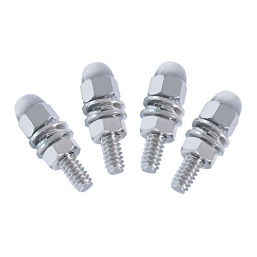 Image of GG Grand General 50512 Chrome Mini Acorn Nut Set, Set of 4