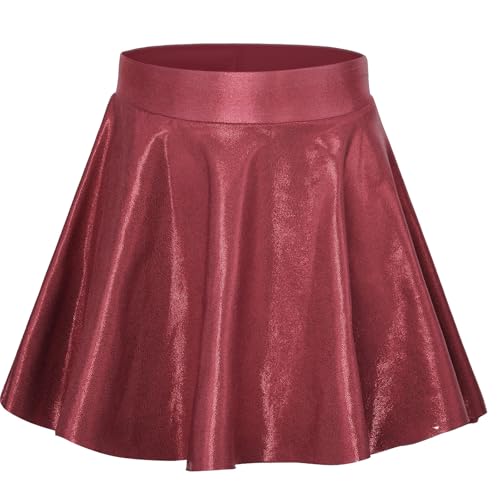Image of Gnainach Girls Skorts High Waist Athletic Skirts with Shorts Stretchy Activewear for Teens Kids Performance Tennis
