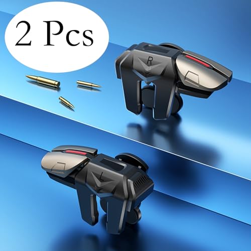 2 Stück Auslöser for Mobiles Spiel, Trigger Smartphone Game Controller, E - Sports Mobile Game Trigger, Gaming Trigger for Smartphones, Empfindlicher Spielauslöser, Geeignet Für Mobiles Spielzubehör