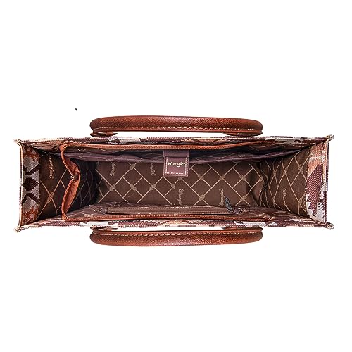 Image of Wrangler Purse Western Aztec Tote Bag Women Top Handle Handbags with Detachable Strap | Western
