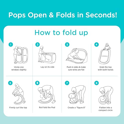 WeatherPod® The Original Shark Tank MyPod™ Small 1-Person Pop-Up Pod - Stay Warm, Dry, and Out of The Sun - Weather Pod for Sports, Rain, or Wind - Simple to Set Up and Tear Down - (Hunter Green)