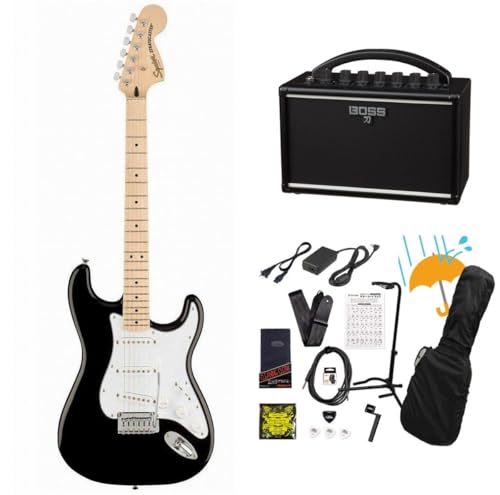 Squier/Affinity Series Stratocaster Maple FB WH PG Black KATANA MINI �A���v�t��13�_�Z�b�g�I