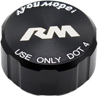 Front Brake Reservoir Cover Cap for RM80 RM85 RM125 RM250 RM 80 85 1986-2019 Rear Brake Reservoir Cover Motorcycle Oil Fl&uid Cylinder Cap