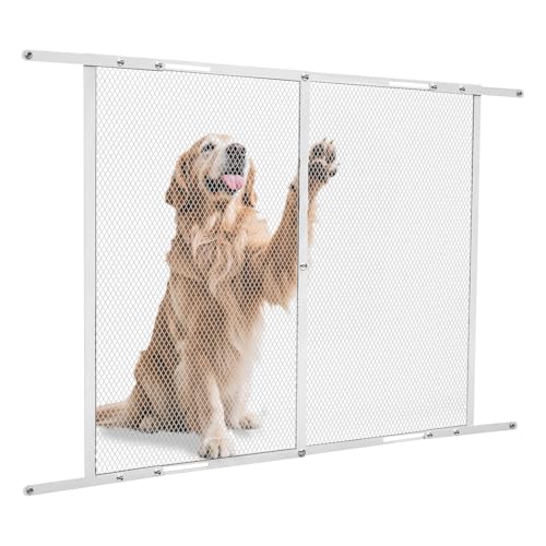 Screen Door Protector Adjustable RV Screen Door Guard 24Inch High - Fits Door Widths 30 - 36 Easy-to-Install Entry Protector for Pet Protection