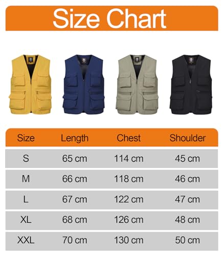 Chaleco multibolsillos ligero de hombre para evitar mochilas pesadas 7