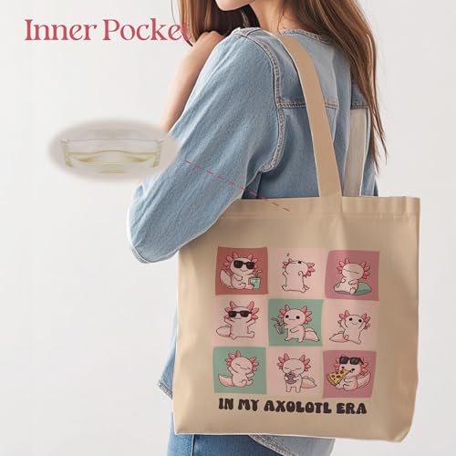 Image of Aesthetic Tote Bag for Women | Medium Size with Inner Pocket | Stylish & Practical