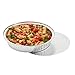 Juvale Round Aluminum Pans with Lids - Disposable Pie Pans for Baking & Roasting - Freezer Container for Easy Storage - Aluminum Pie Tins for High-Temp Baking & Serving - 9 in x 1.6 in Pack of 25
