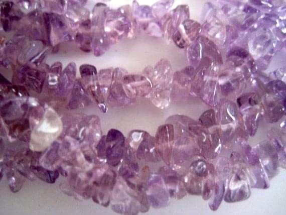 Amethyst Chips perles de pierres naturelles violettes 5-7mm pour loisirs