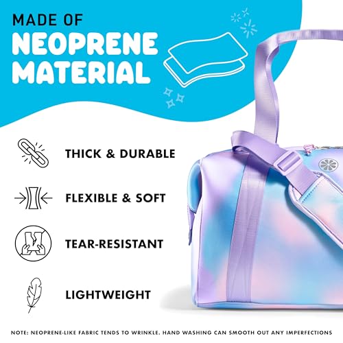 Fit & Fresh Junior Duffel Bag For Kids, Premium Neoprene-Like Material, Small Duffle, Dance & Sports Bag, Weekender4