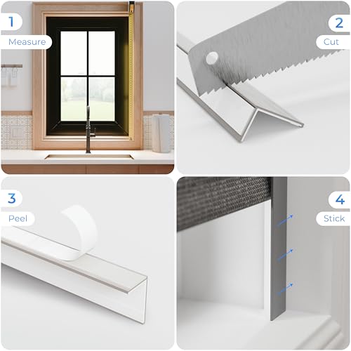 Lumino Blackout Roller Shade Side Tracks, 68" L Jasper Cream miniatura 7